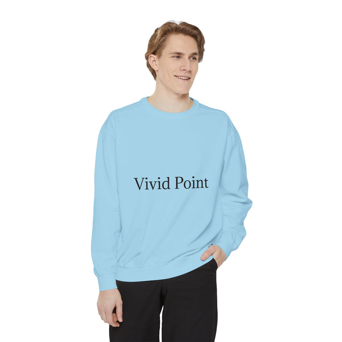 Vivid Point Minimalist Logo Sweatshirt
